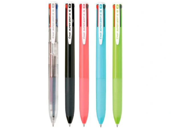 BOLÍGRAFO PILOT SUPER GRIP G 4 COLORES