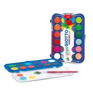 ACUARELAS GIOTTO 12 COLORES 30 MM.