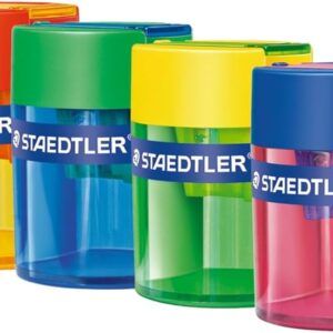 AFILADOR C/ DEPÓSITO STAEDTLER 1 BOCA COLORES